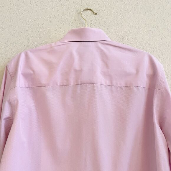 Eight X Mens Shirt Medium Slim Fit  Purple‎ Flip Cuff  Business Casual Buckle - Picture 10 of 12